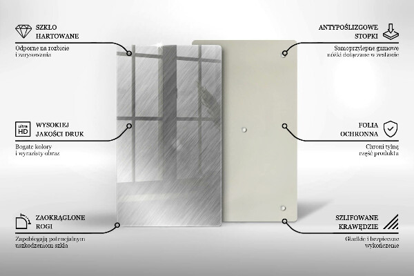 Induction hob protector Metal texture background