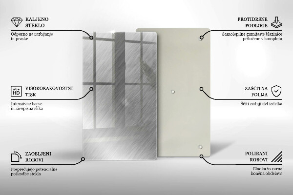 Induction hob protector Metal texture background