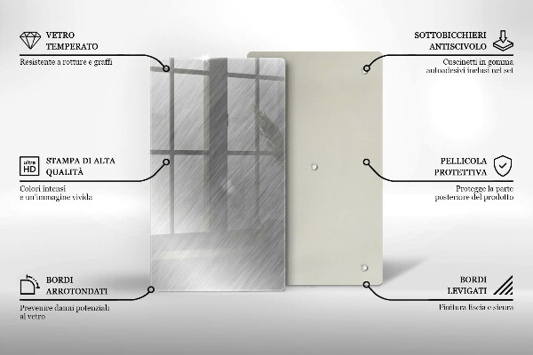 Induction hob protector Metal texture background