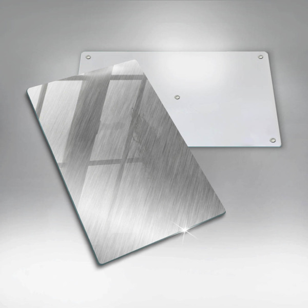 Induction hob protector Metal texture background