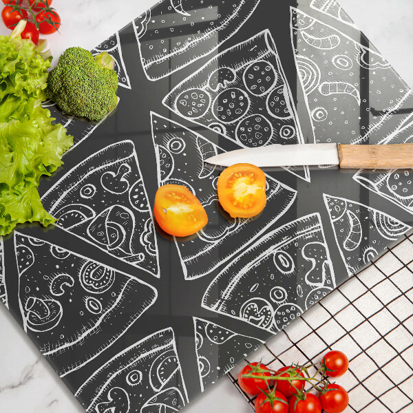 Induction hob protector Pizza illustration