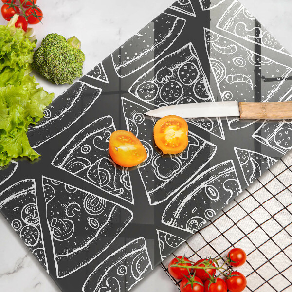 Induction hob protector Pizza illustration