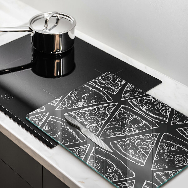 Induction hob protector Pizza illustration