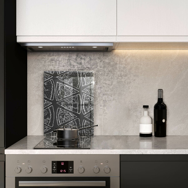 Induction hob protector Pizza illustration