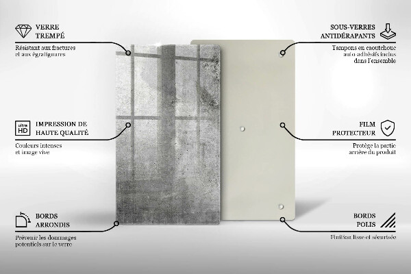 Worktop cover Concrete texture
