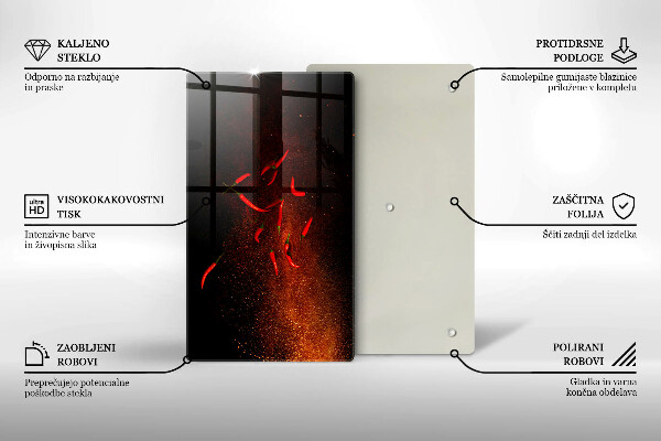 Worktop cover Hot chili peppers