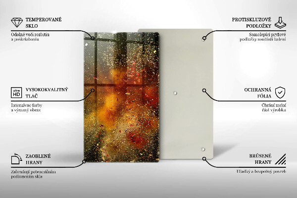 Induction hob protector Colorful spices