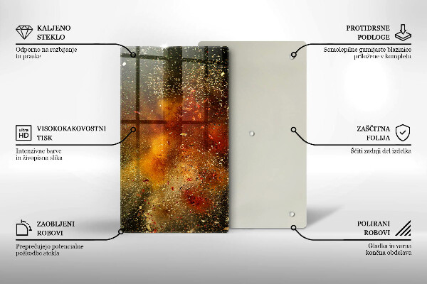 Induction hob protector Colorful spices