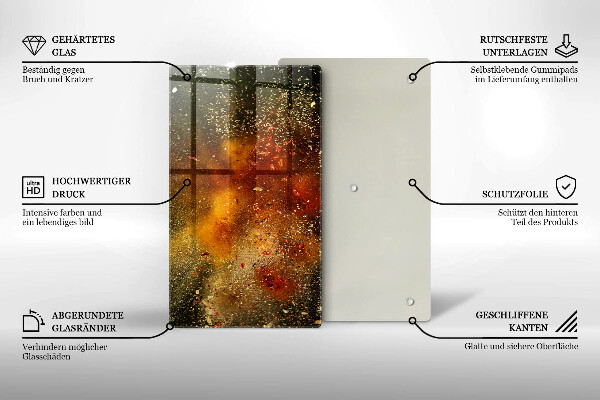 Induction hob protector Colorful spices