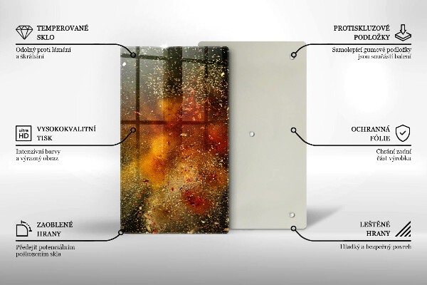 Induction hob protector Colorful spices