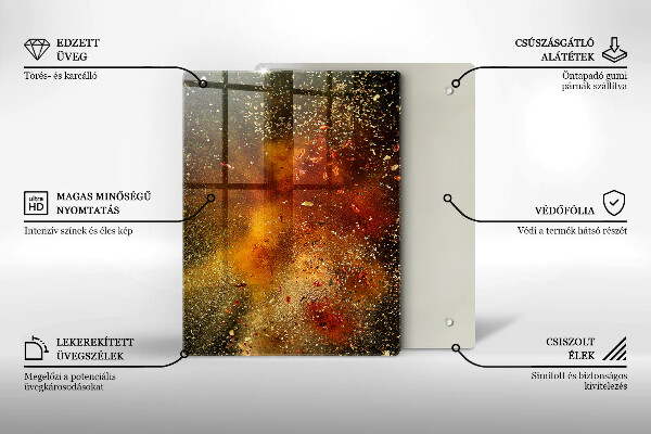 Induction hob protector Colorful spices