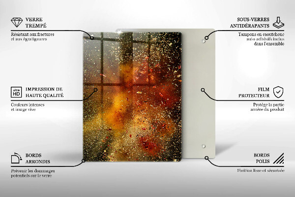 Induction hob protector Colorful spices