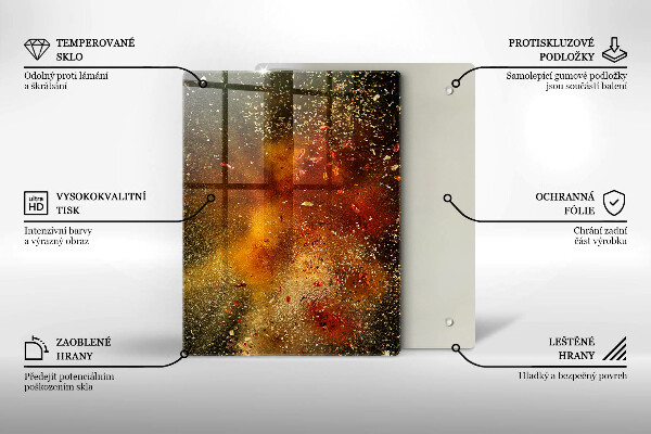 Induction hob protector Colorful spices