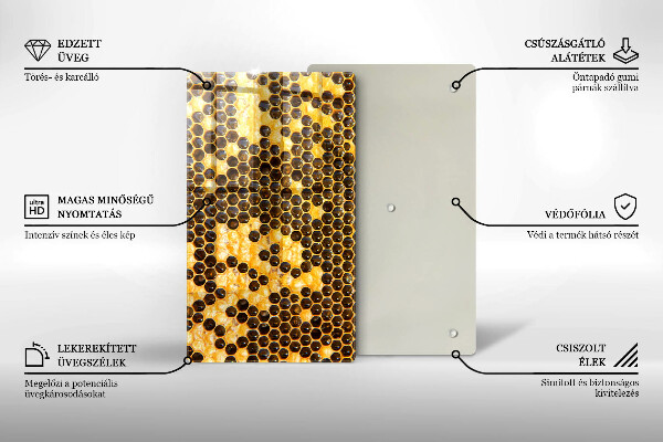 Induction hob protector Honeycomb