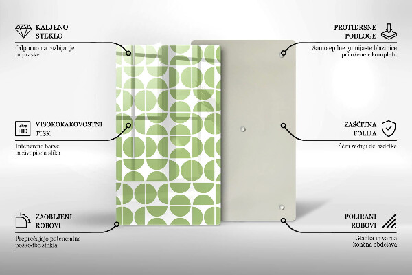 Induction hob protector Boho shapes