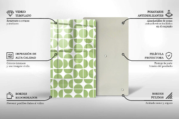 Induction hob protector Boho shapes