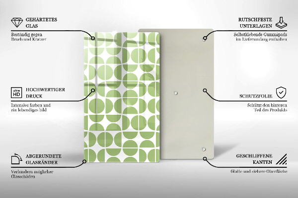 Induction hob protector Boho shapes