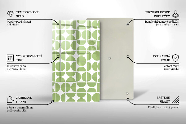 Induction hob protector Boho shapes