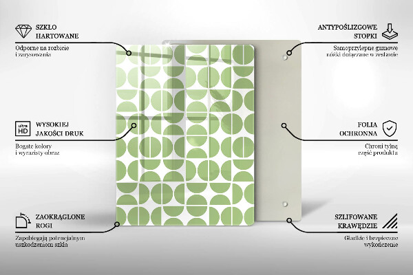 Induction hob protector Boho shapes