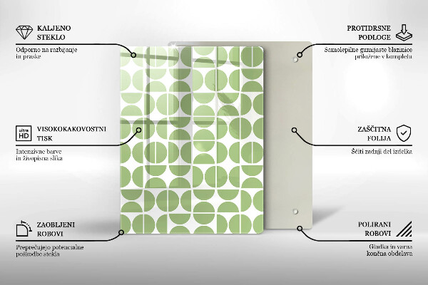 Induction hob protector Boho shapes