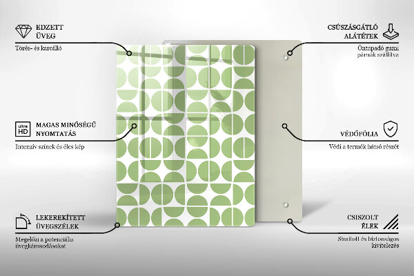 Induction hob protector Boho shapes