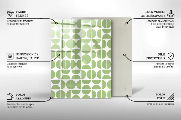 Induction hob protector Boho shapes