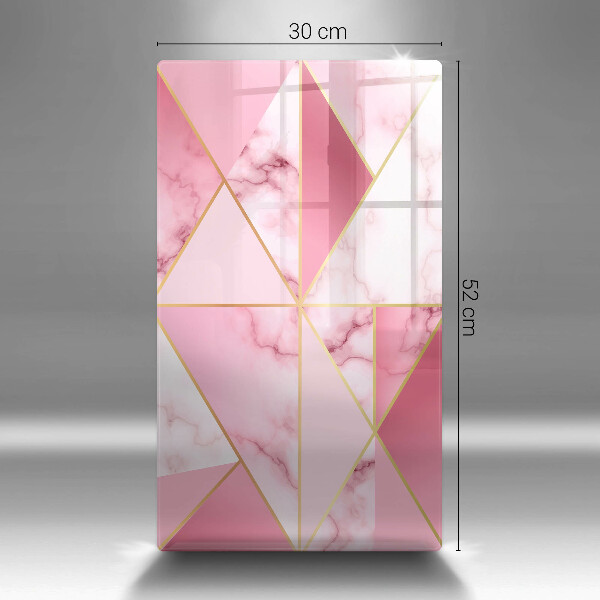 Induction hob protector Geometric marble