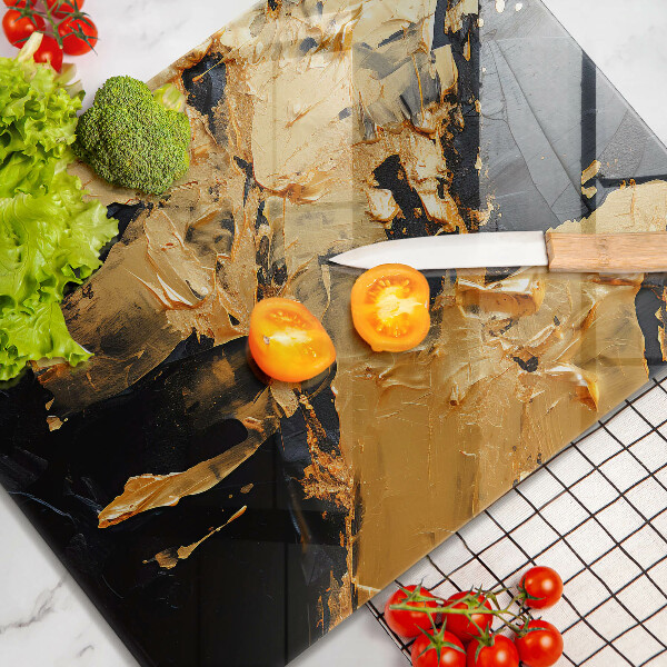 Induction hob protector Elegant paint texture