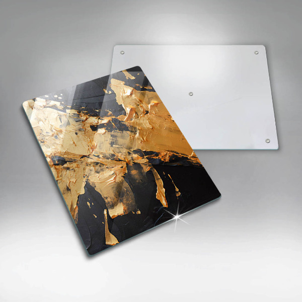 Induction hob protector Elegant paint texture