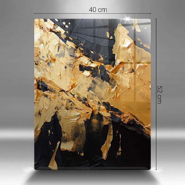 Induction hob protector Elegant paint texture