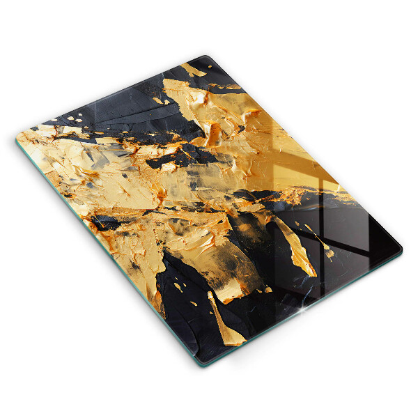 Induction hob protector Elegant paint texture