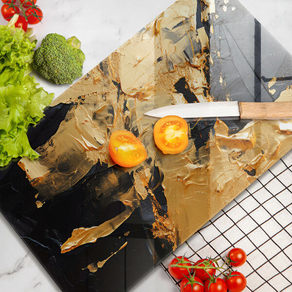 Induction hob protector Elegant paint texture