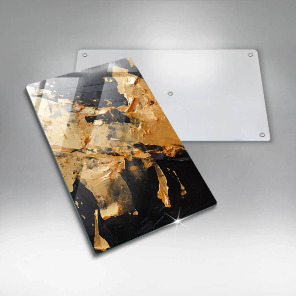 Induction hob protector Elegant paint texture