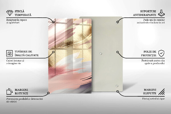 Induction hob protector Pastel spots