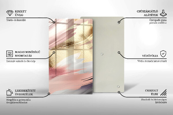 Induction hob protector Pastel spots