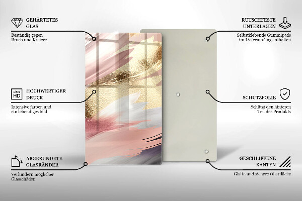 Induction hob protector Pastel spots