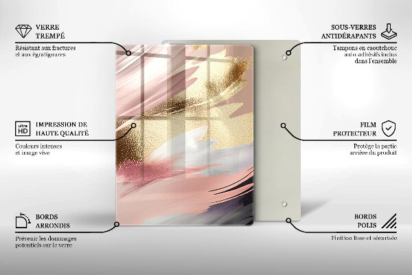 Induction hob protector Pastel spots