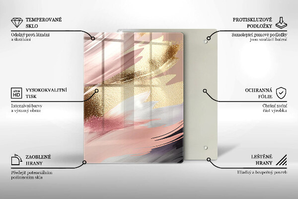 Induction hob protector Pastel spots