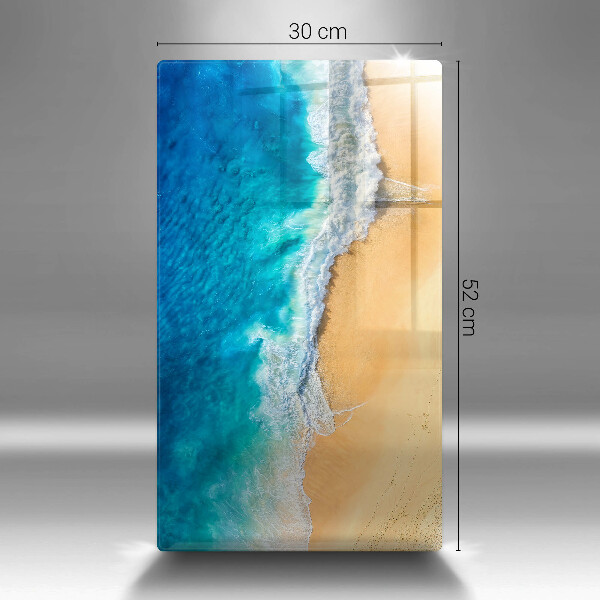 Induction hob protector Beach and sea