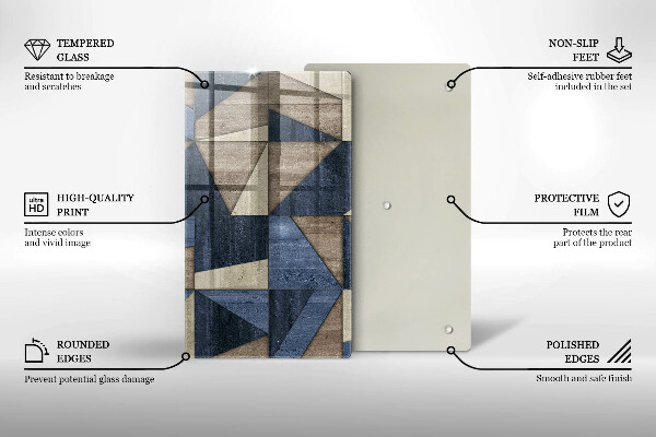 Worktop cover Geometric abstraction