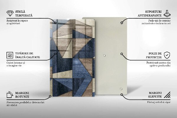 Worktop cover Geometric abstraction