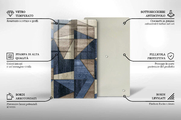 Worktop cover Geometric abstraction