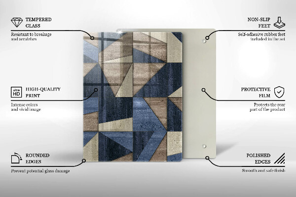 Worktop cover Geometric abstraction