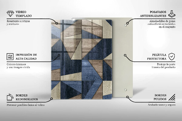 Worktop cover Geometric abstraction