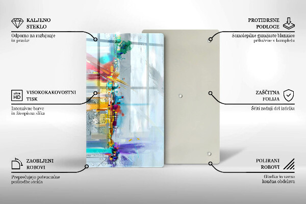 Worktop cover Painted abstraction