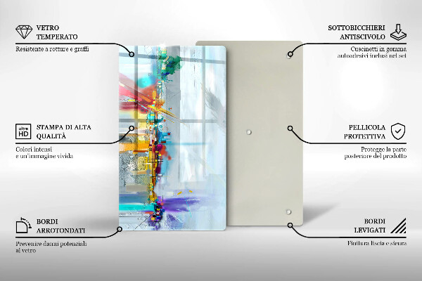 Worktop cover Painted abstraction