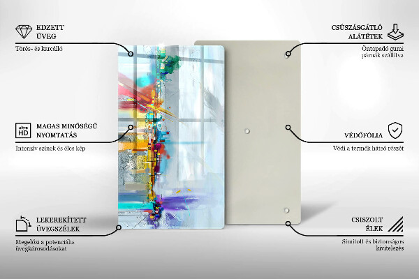 Worktop cover Painted abstraction