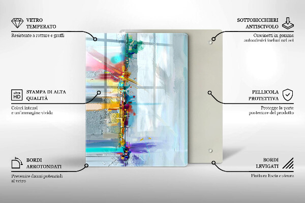 Worktop cover Painted abstraction