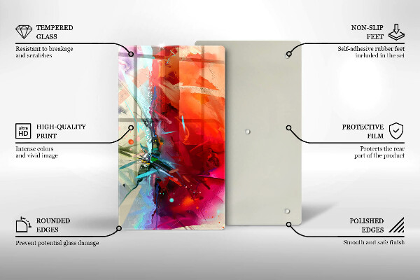 Worktop cover Painted abstraction