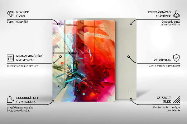 Worktop cover Painted abstraction